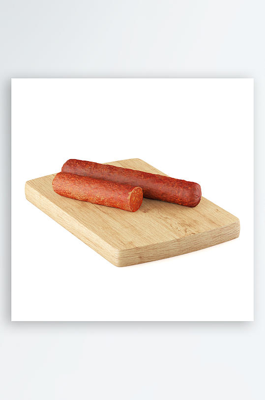 火腿肠食品水果蔬菜蛋糕面包3D模型-众图网