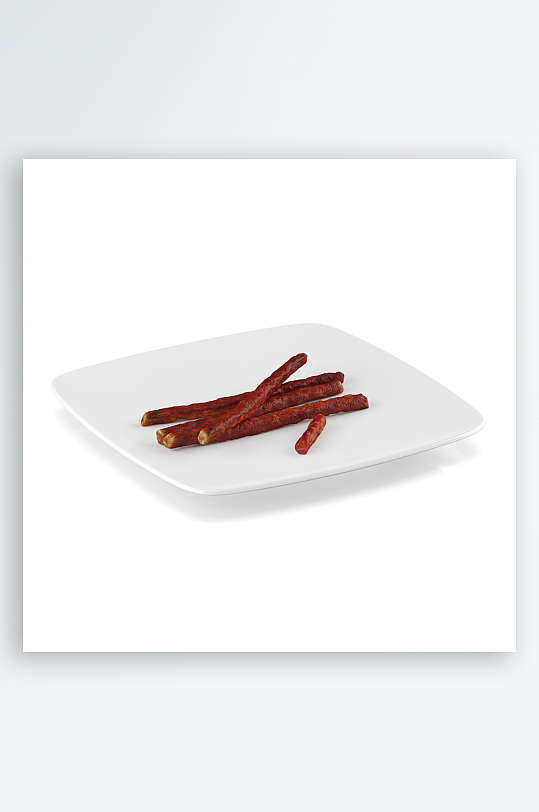 火腿肠食品水果蔬菜蛋糕面包3D模型-众图网