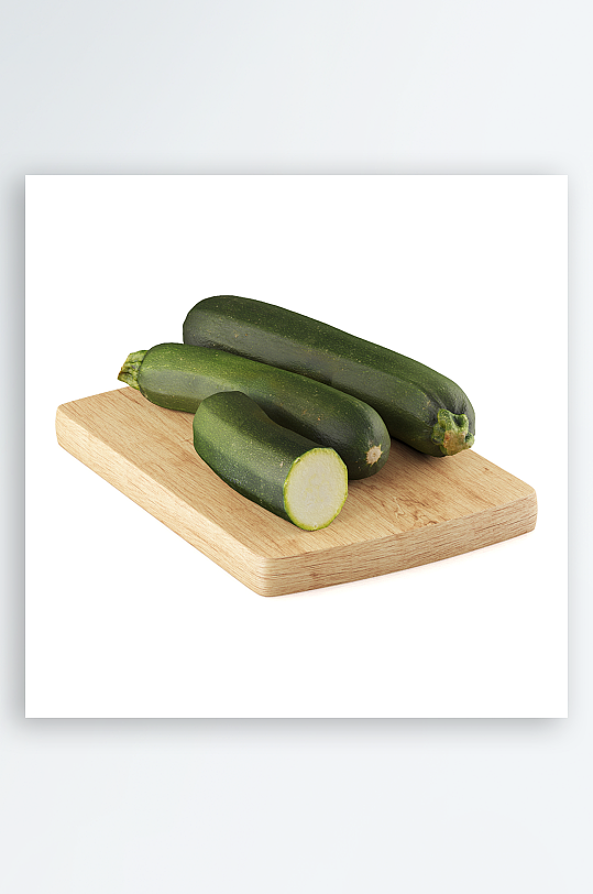 黄瓜食品水果蔬菜蛋糕面包3D模型-众图网