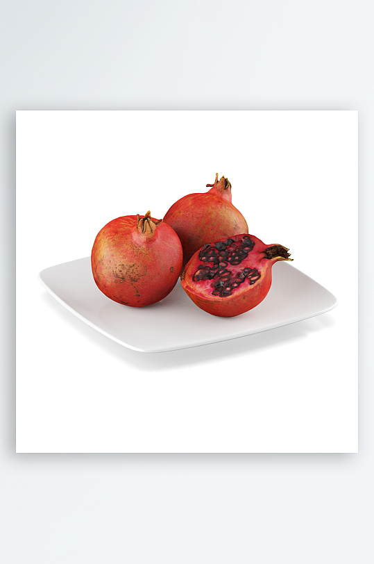 食品水果蔬菜蛋糕面包3D模型-众图网