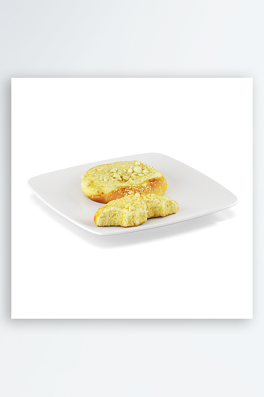 食品水果蔬菜蛋糕面包3D模型-众图网