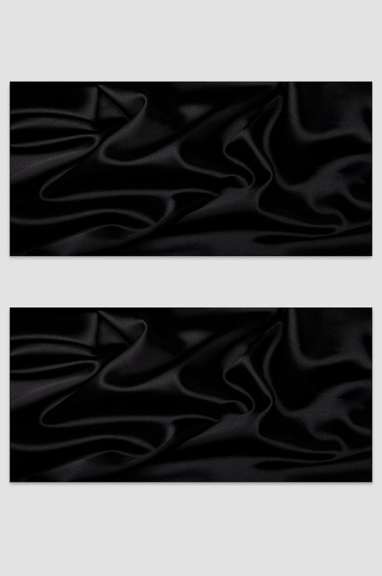 纯黑色丝绸背景纹理设计底图