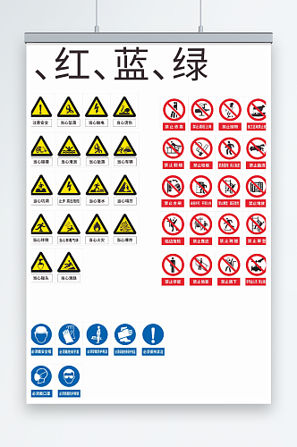 标准警示标识牌合集