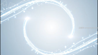 震撼粒子光线落版-众图网