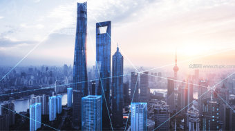 科技城市连线AE模板-众图网