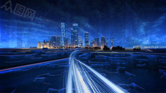 高科技风格企业宣传片-众图网