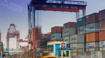 货运码头延时摄影-众图网