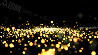 4K超清颁奖金色粒子飘散-众图网