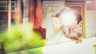 快速切换复古婚礼相册-众图网