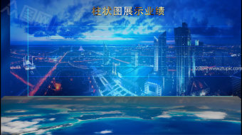 大气金色数据柱状图-众图网