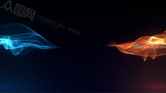 绚丽光线logo演绎动画-众图网