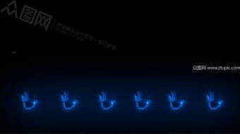 震撼企业宣传片六手掌印AE模板-众图网