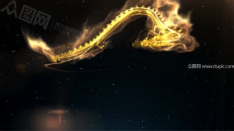 大气金龙开场ae模板-众图网