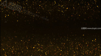 大气金色粒子上下运动视频-众图网