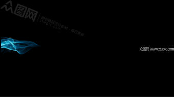 大气蓝色光束动画视频-众图网