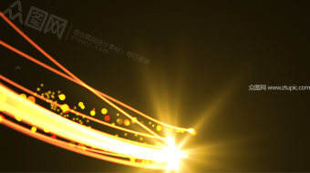 粒子光线转场视频-众图网