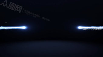 光线撞击爆炸特效视频-众图网