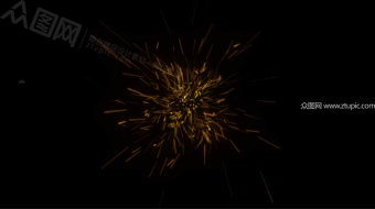 粒子爆炸特效视频-众图网