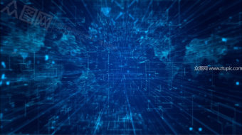 大气企业科技背景视频-众图网