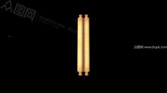 卷轴展开视频Alpha-众图网