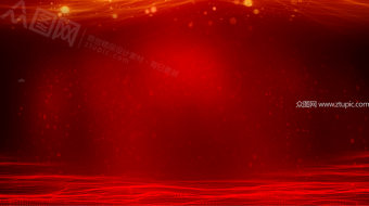 红色喜庆新年背景视频-众图网