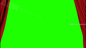 幕布绿屏抠像视频-众图网