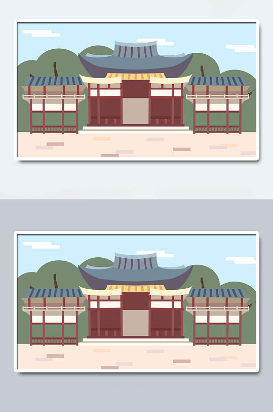 水墨古楼图片-水墨古楼素材下载-众图网