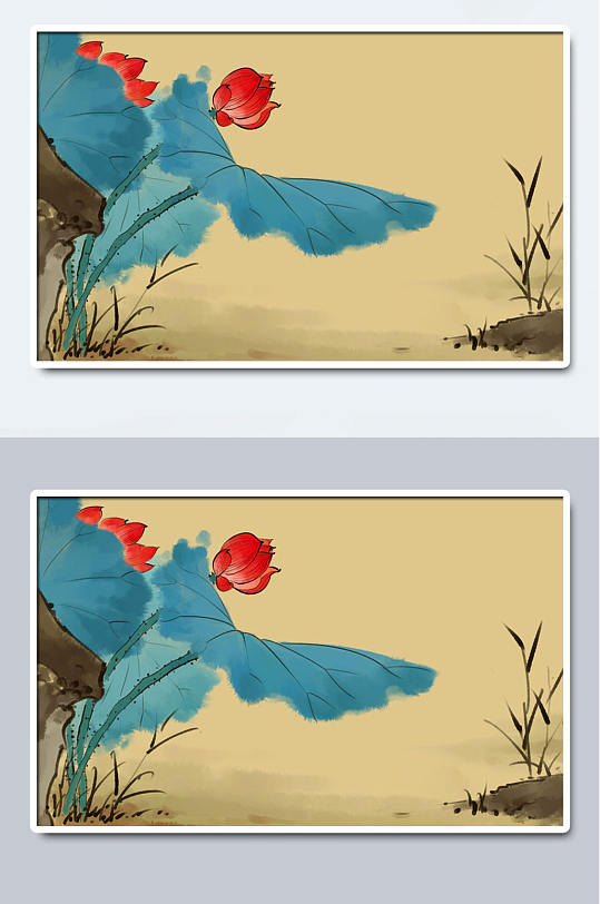 水草中国风图片-水草中国风素材下载-众图网