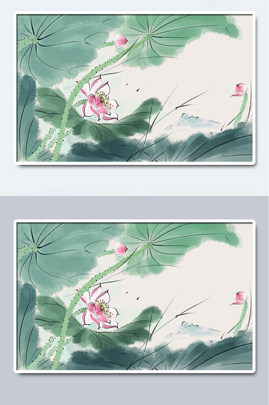 水草中国风图片-水草中国风素材下载-众图网