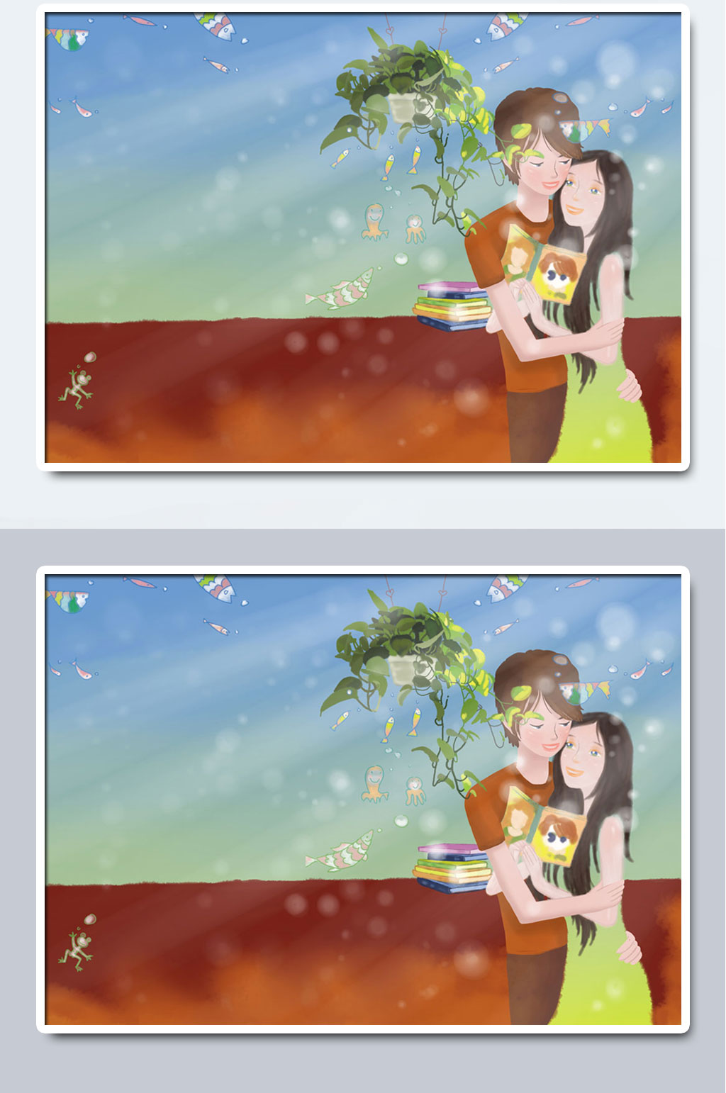 唯美浪漫七夕鲜花情人节素材
