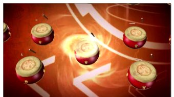 红色喜庆火焰大鼓击鼓擂鼓-众图网