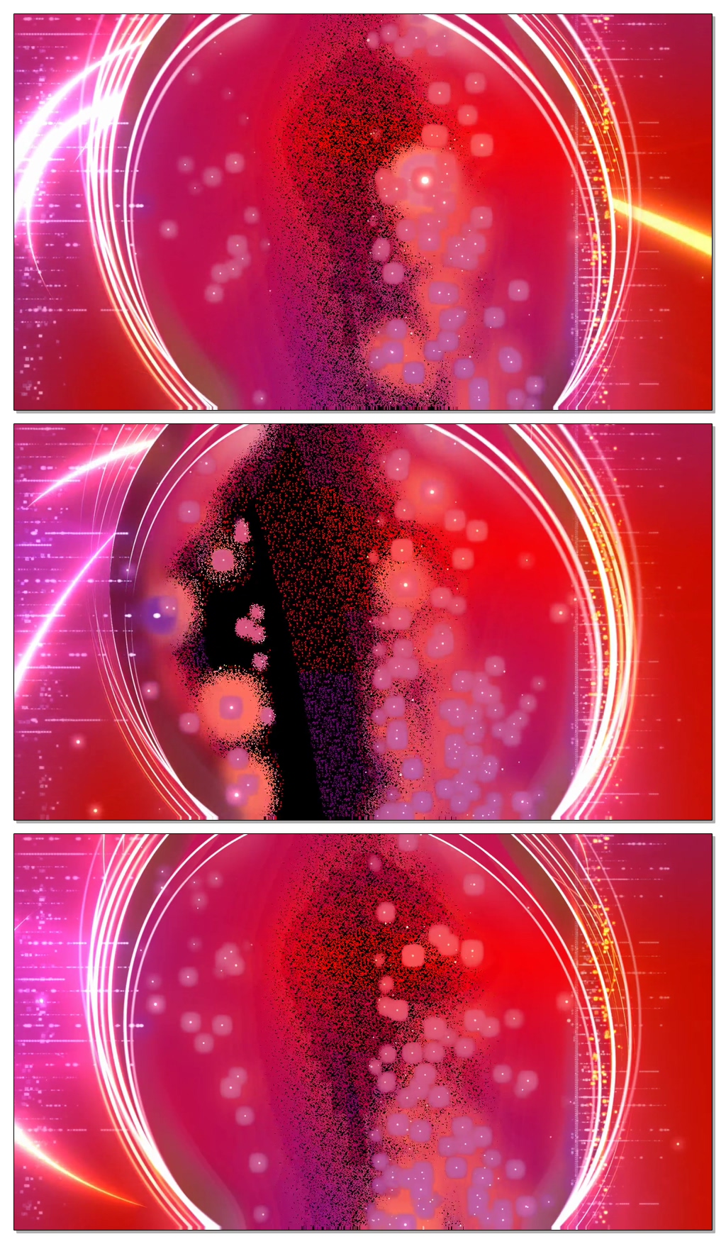唯美粉红色粒子光束背景素材