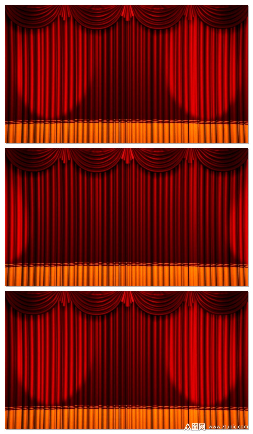 舞台幕布节目开场幕布