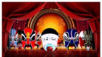 戏曲京剧变脸脸谱-众图网