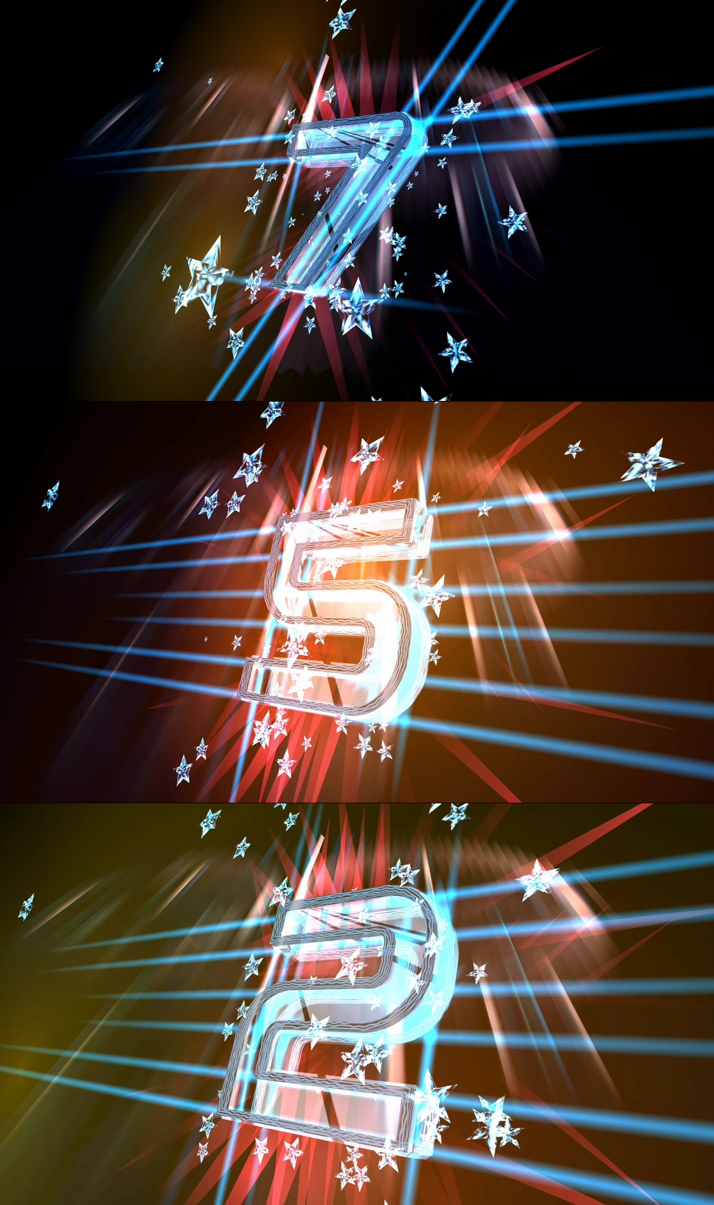 炫酷绚丽科技倒计时开场素材