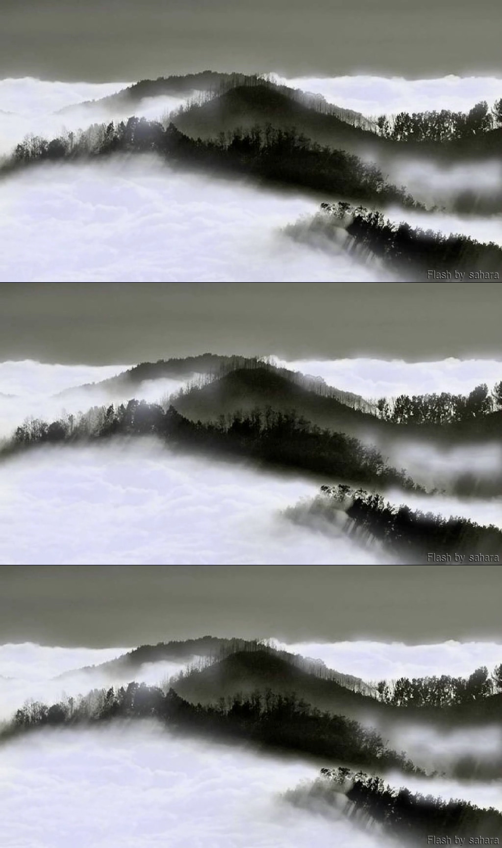 云海山水水墨意境视频素材素材