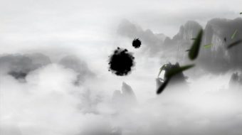 中国风水墨山水背景视频-众图网