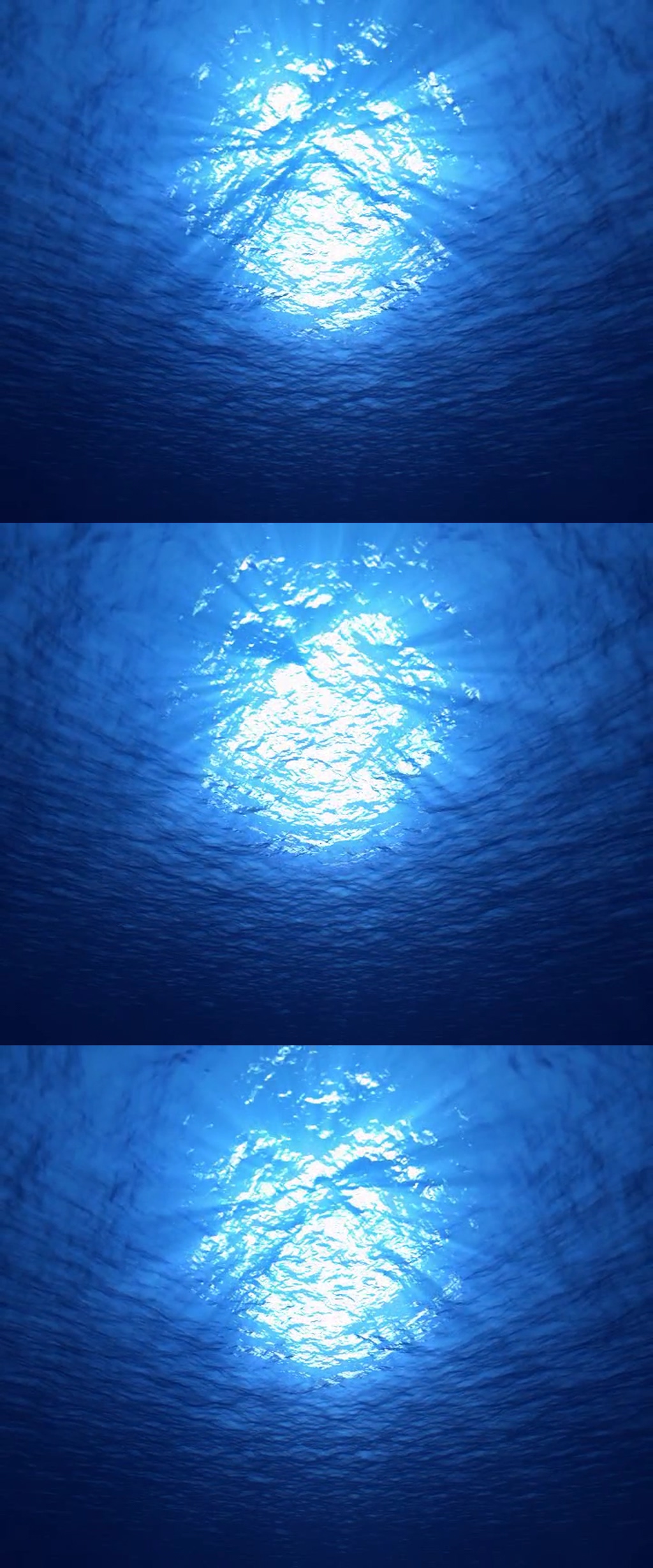 >海底阳光水波光影