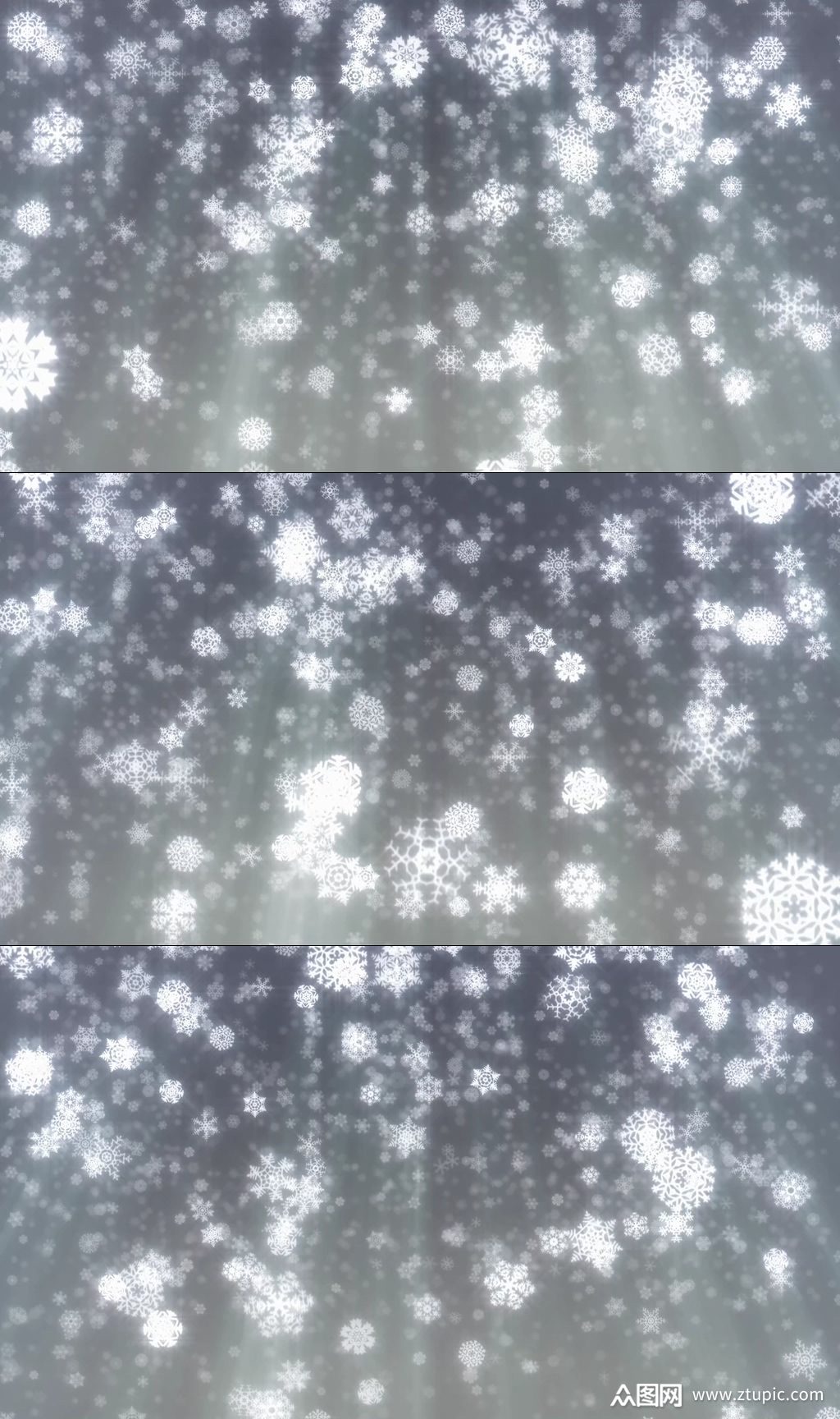 雪花下雪飘落动画