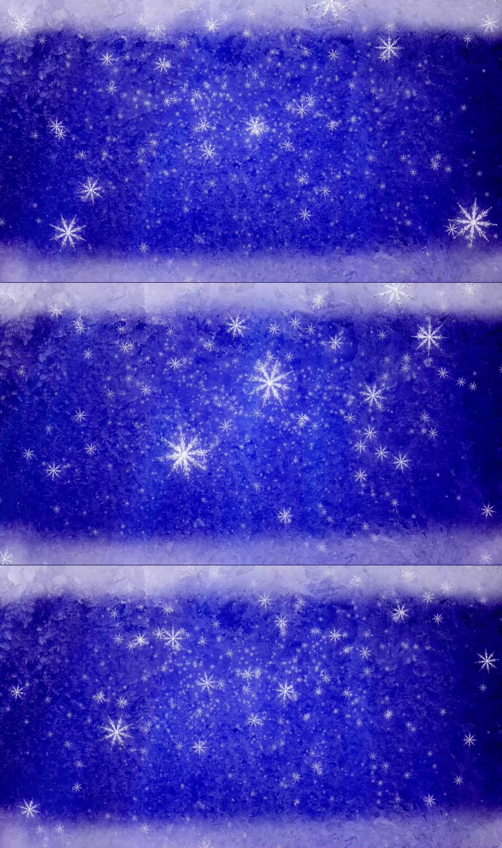 蓝色雪花飘落蓝色背景素材