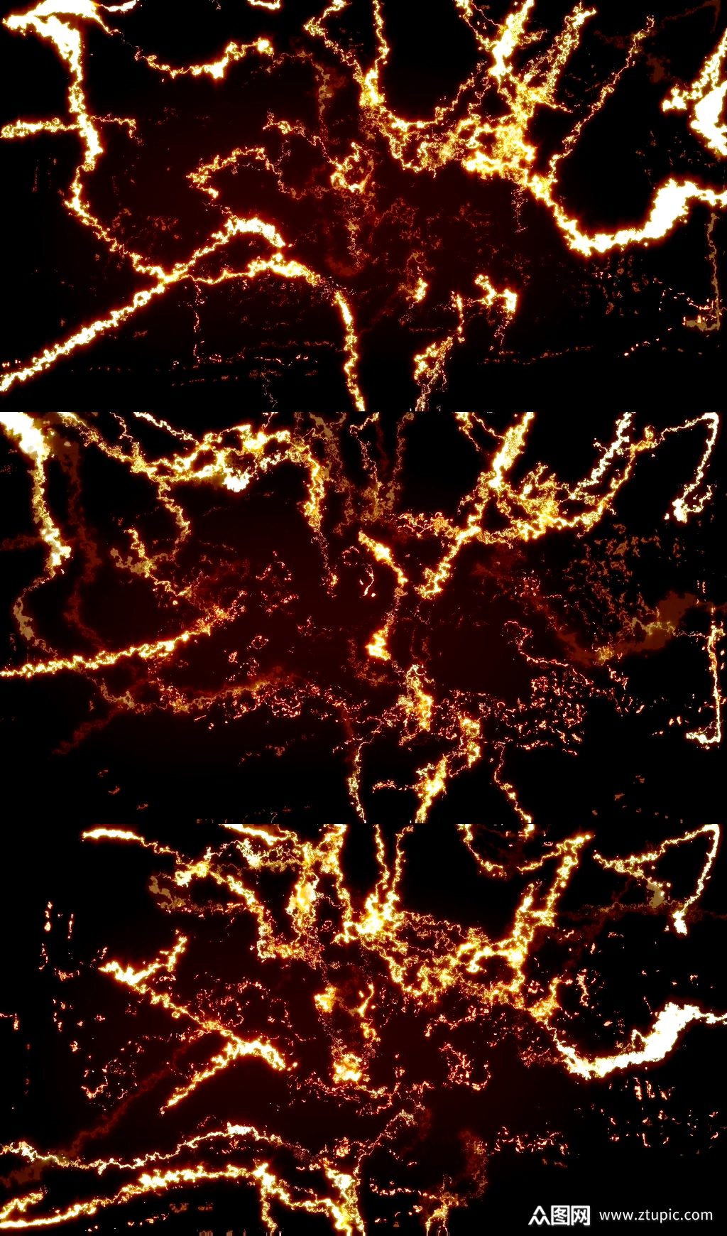 电光炫酷电流火光火化