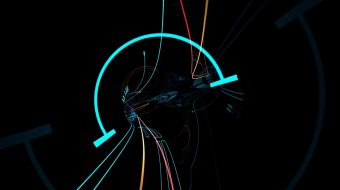 光线时光隧道穿梭时光-众图网