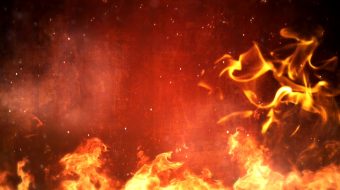 红色燃烧火焰烈火熊熊视频-众图网