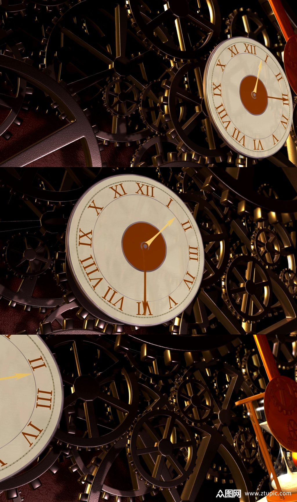 怀旧复古时光流逝时间时钟