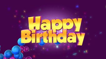 生日快乐气球庆生-众图网