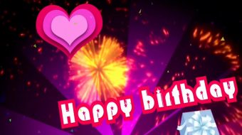 生日快乐庆生过生日视频-众图网