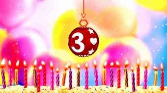 生日快乐过生日蜡烛视频-众图网