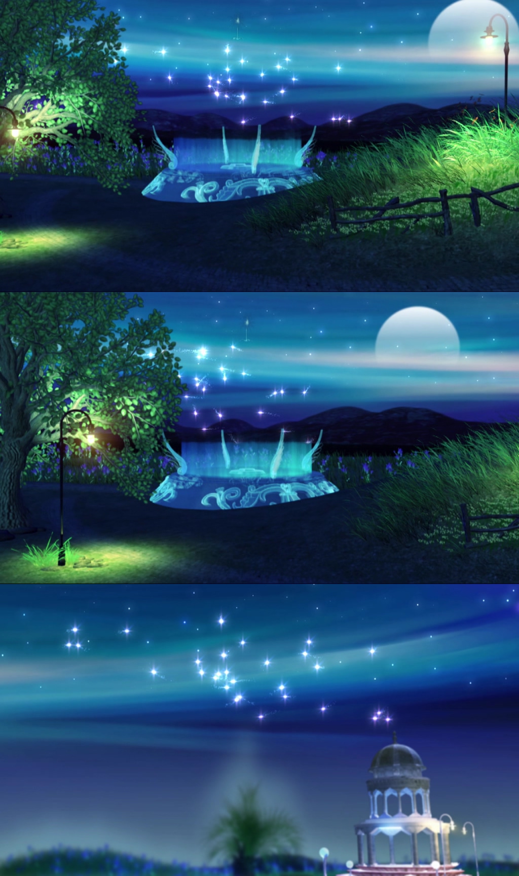 唯美夢(mèng)幻仙境舞臺(tái)視頻素材