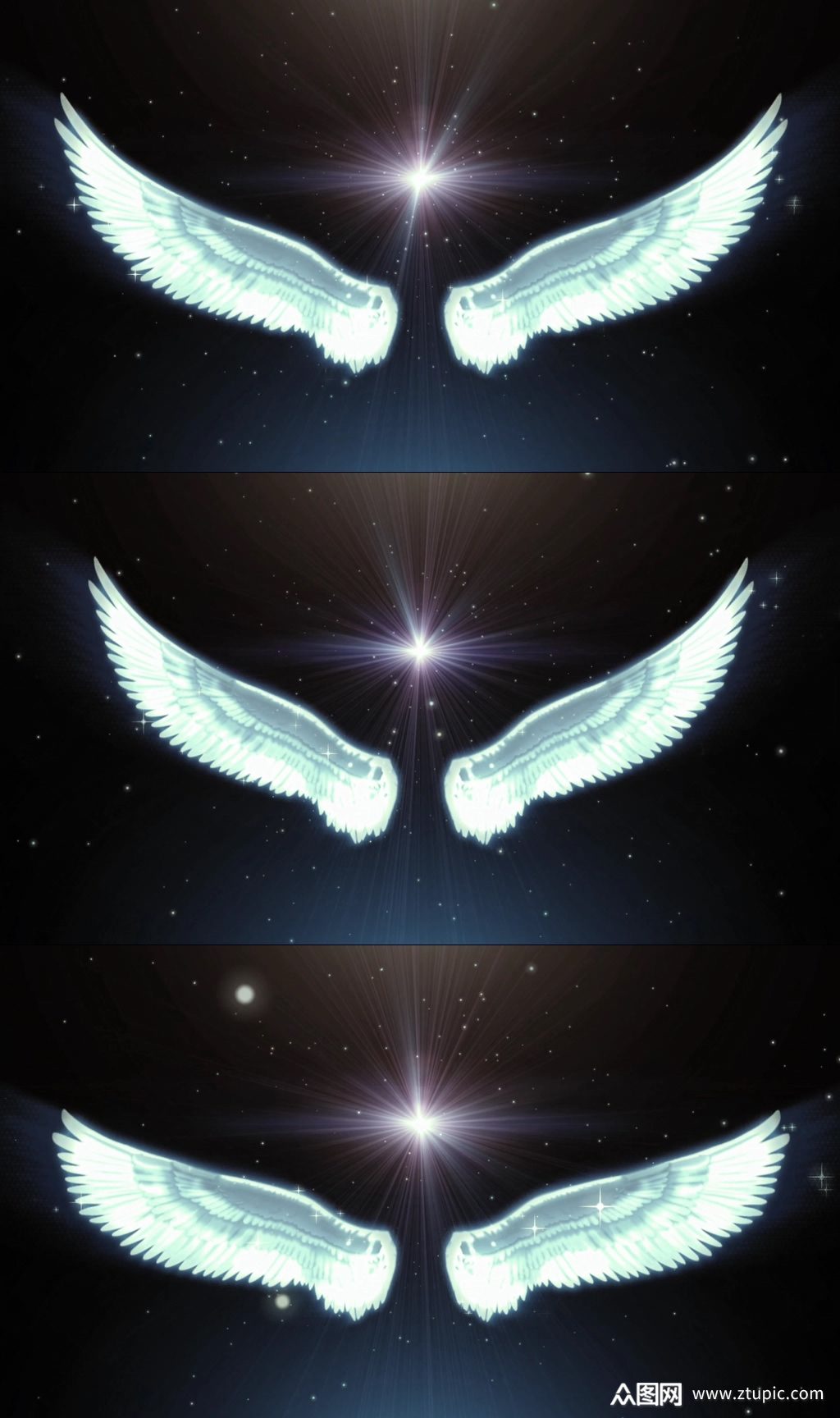 唯美婚礼婚庆天使翅膀素材