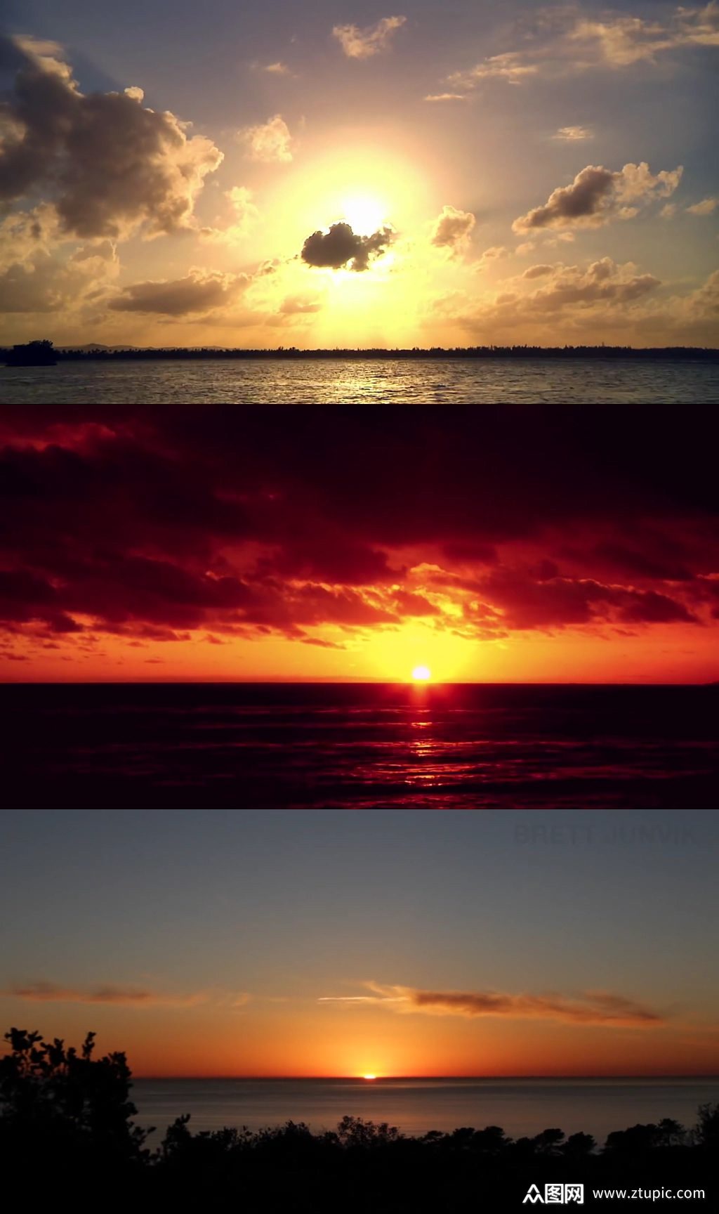 日出晨光日落夕阳日落素材